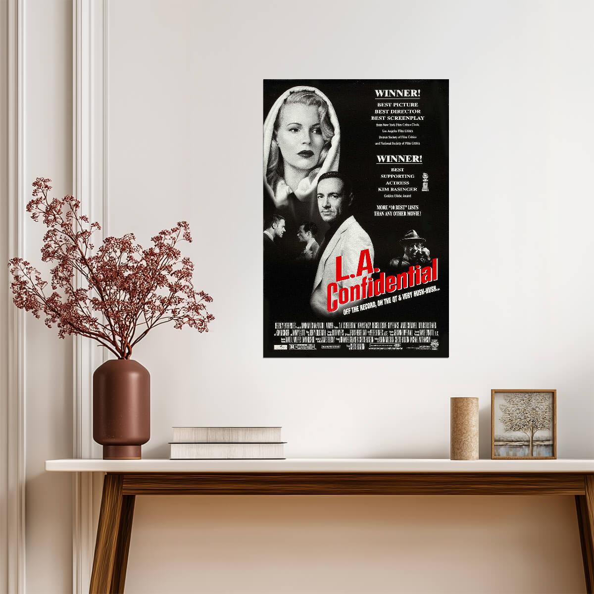 L.A. Confidential | Kim Basinger Golden Globe Winner | Awards Movie Poster - Movies & TV Poster