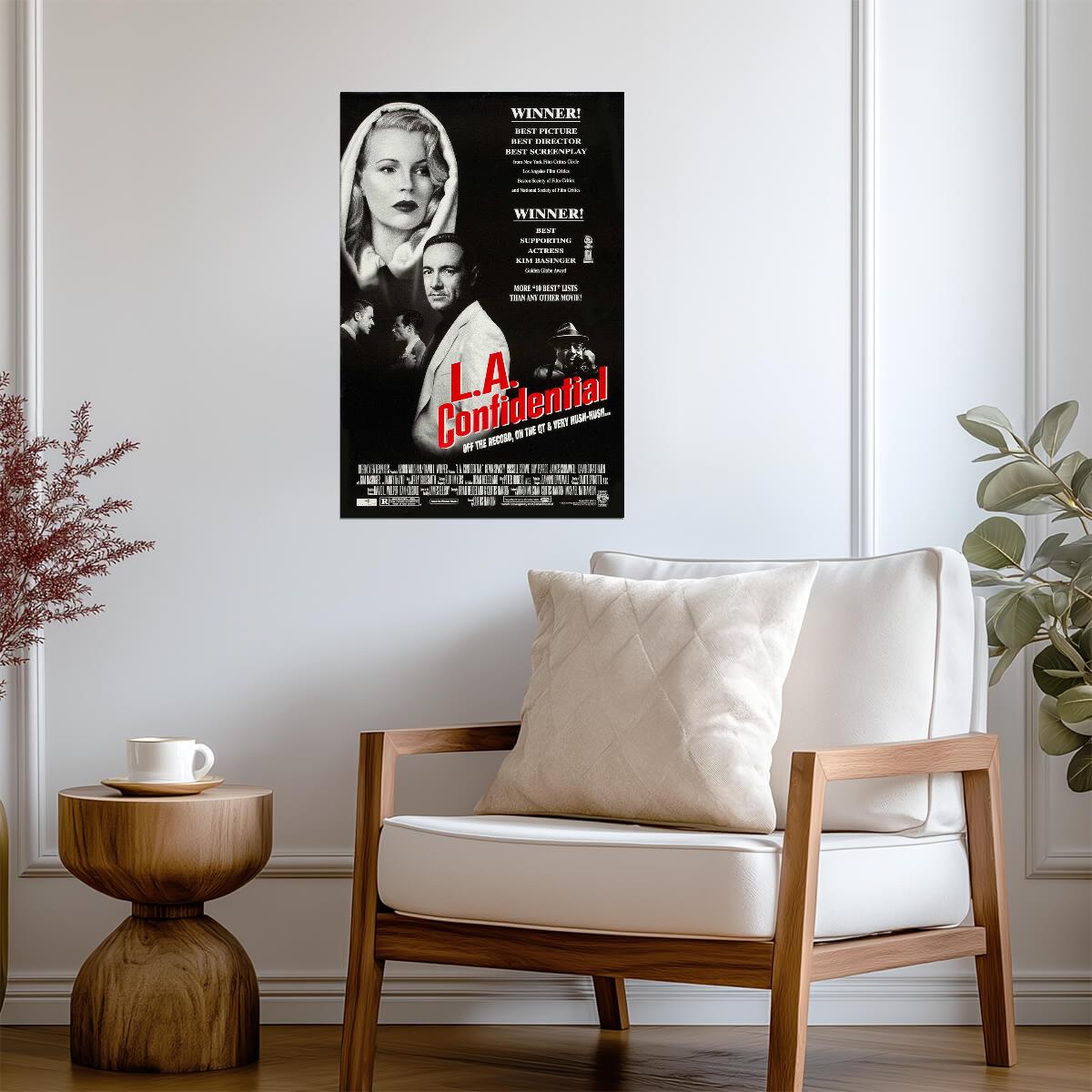 L.A. Confidential | Kim Basinger Golden Globe Winner | Awards Movie Poster - Movies & TV Poster
