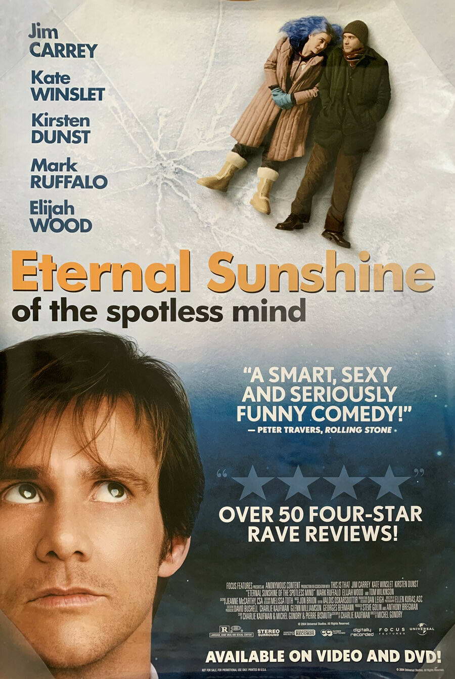 Eternal Sunshine of the Spotless Mind | Romantic Drama Movie Poster | Wall Art Gift - Movies & TV Poster
