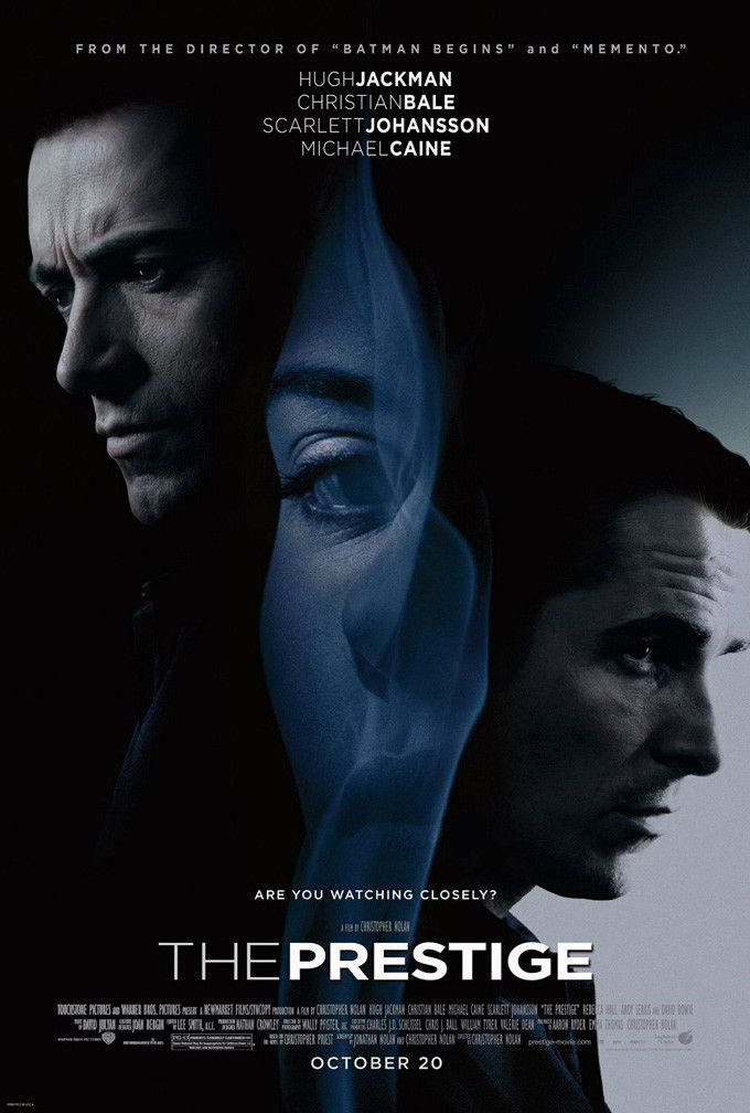 The Prestige | Hugh Jackman & Christian Bale | Christopher Nolan Thriller Poster - Movies & TV Poster