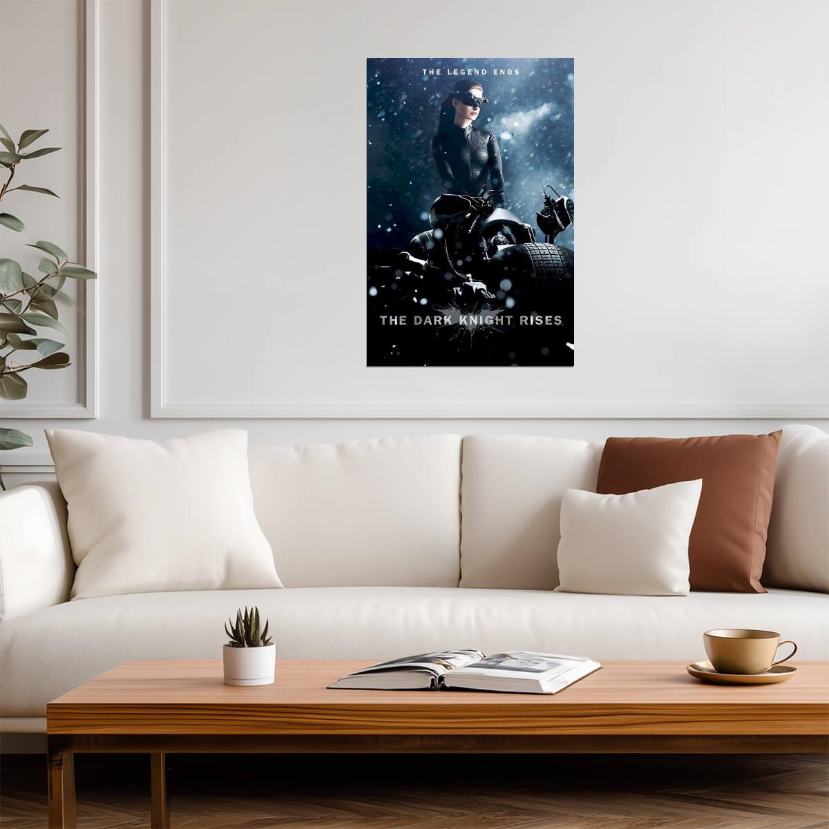 The Dark Knight Rises | Anne Hathaway as Catwoman | Superhero Movie Poster - Movies & TV Poster