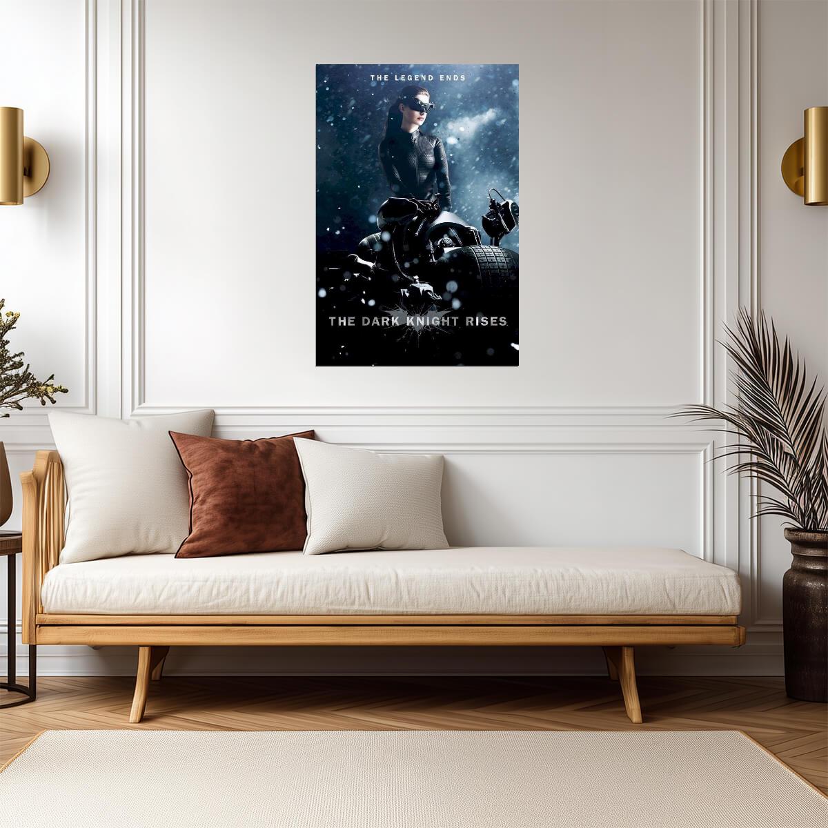 The Dark Knight Rises | Anne Hathaway as Catwoman | Superhero Movie Poster - Movies & TV Poster