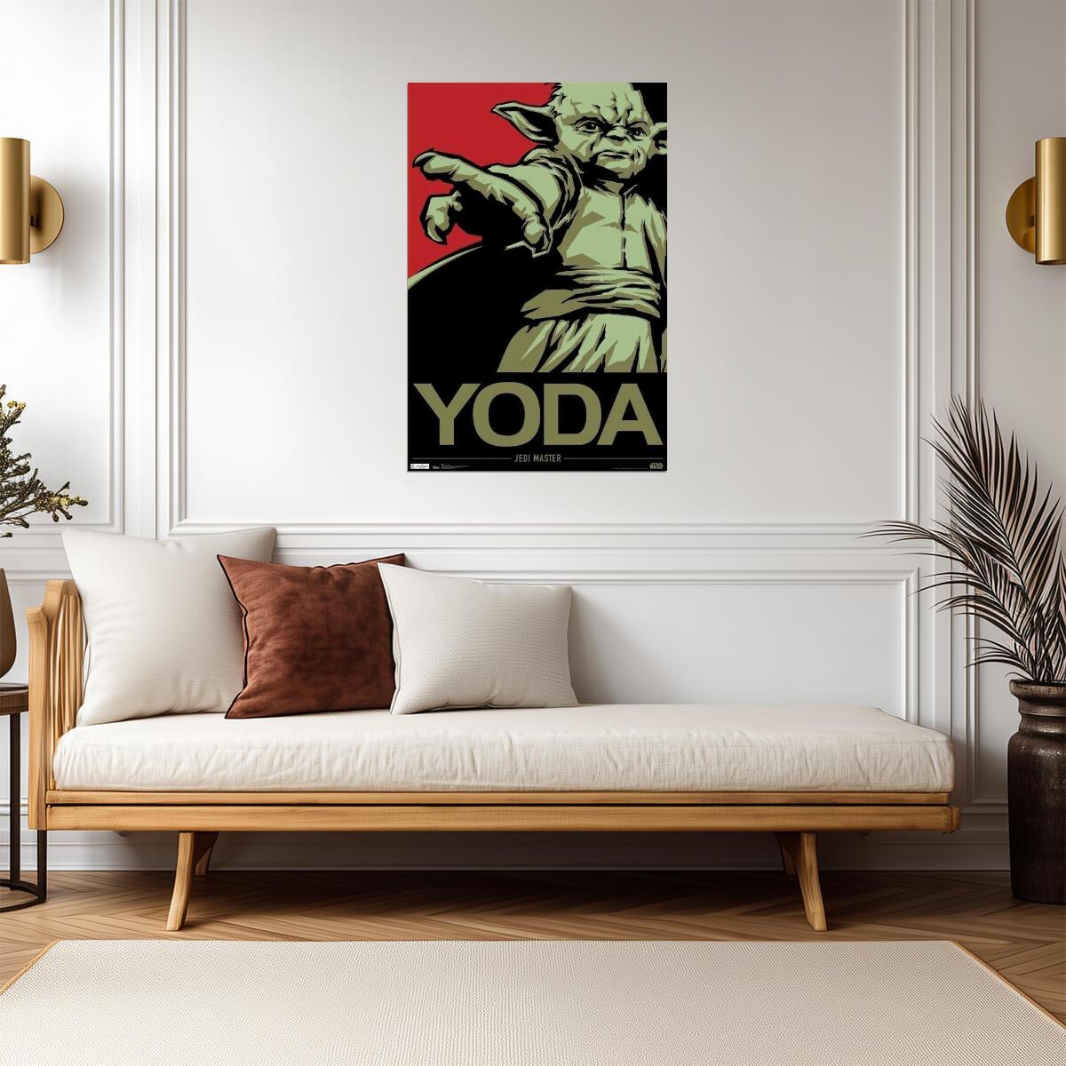 Star Wars: The Empire Strikes Back | Yoda Jedi Master | Sci-Fi Movie Poster - Movies & TV Poster