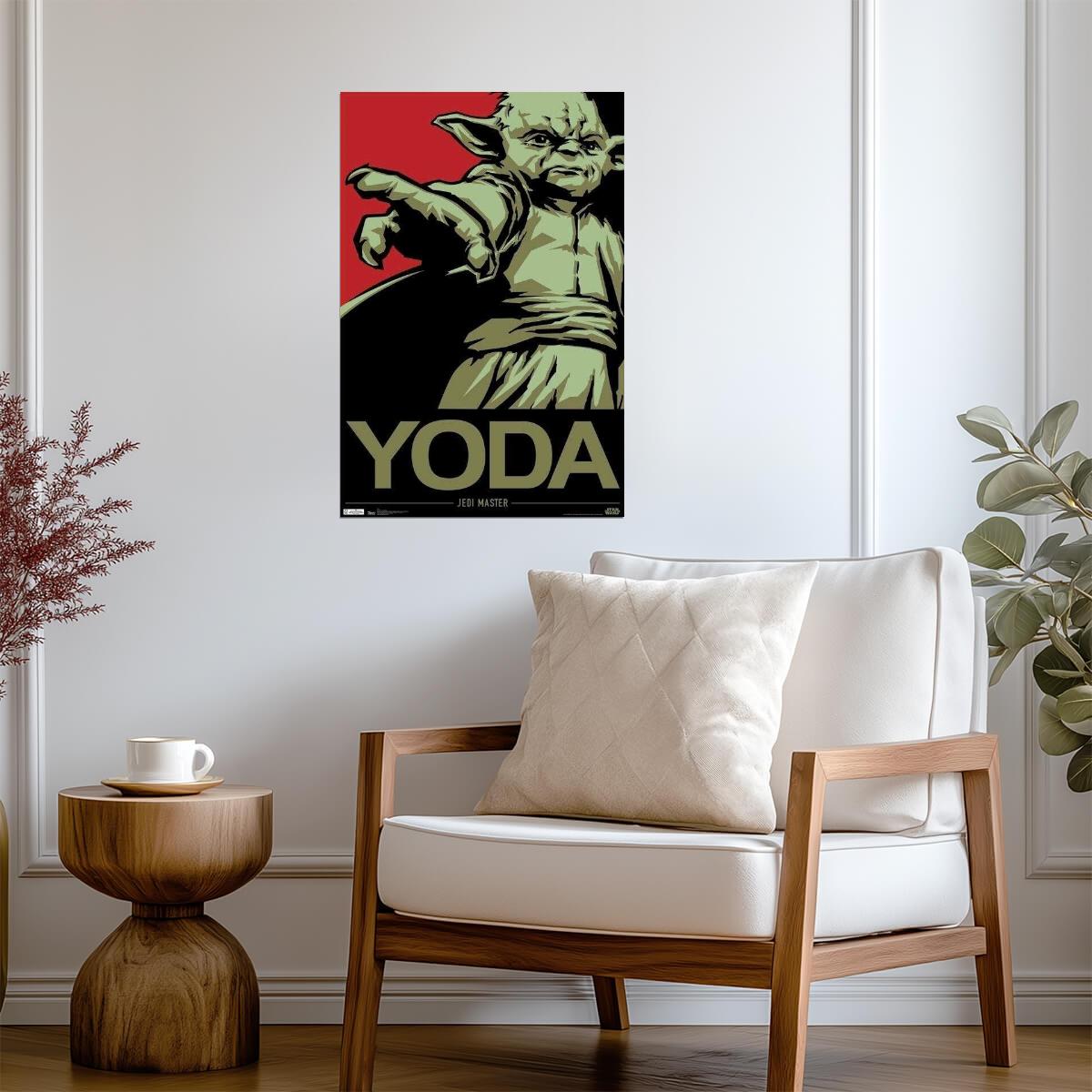 Star Wars: The Empire Strikes Back | Yoda Jedi Master | Sci-Fi Movie Poster - Movies & TV Poster
