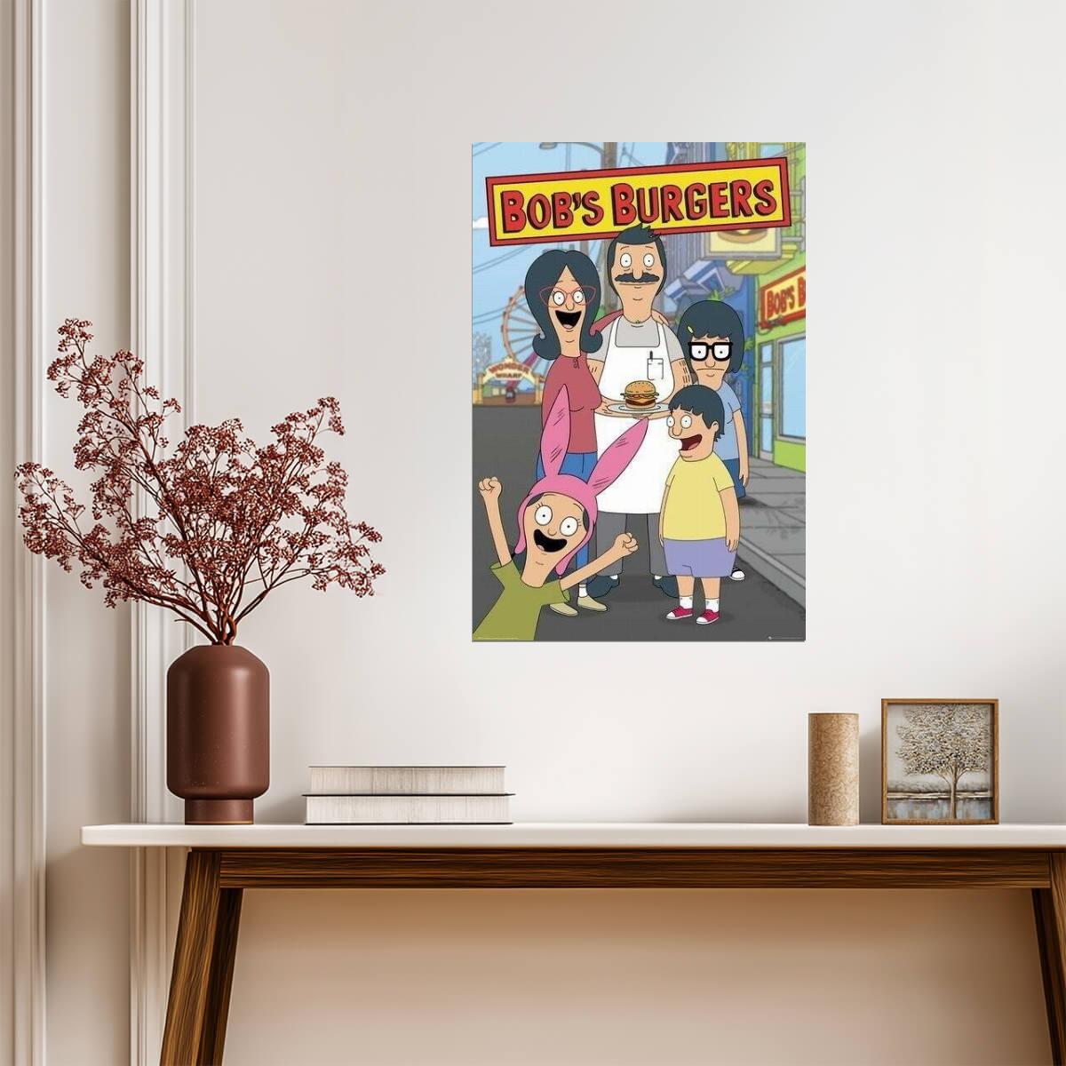 Bob's Burgers | The Belcher Family Portrait | Animated TV Show Poster - Movies & TV Poster