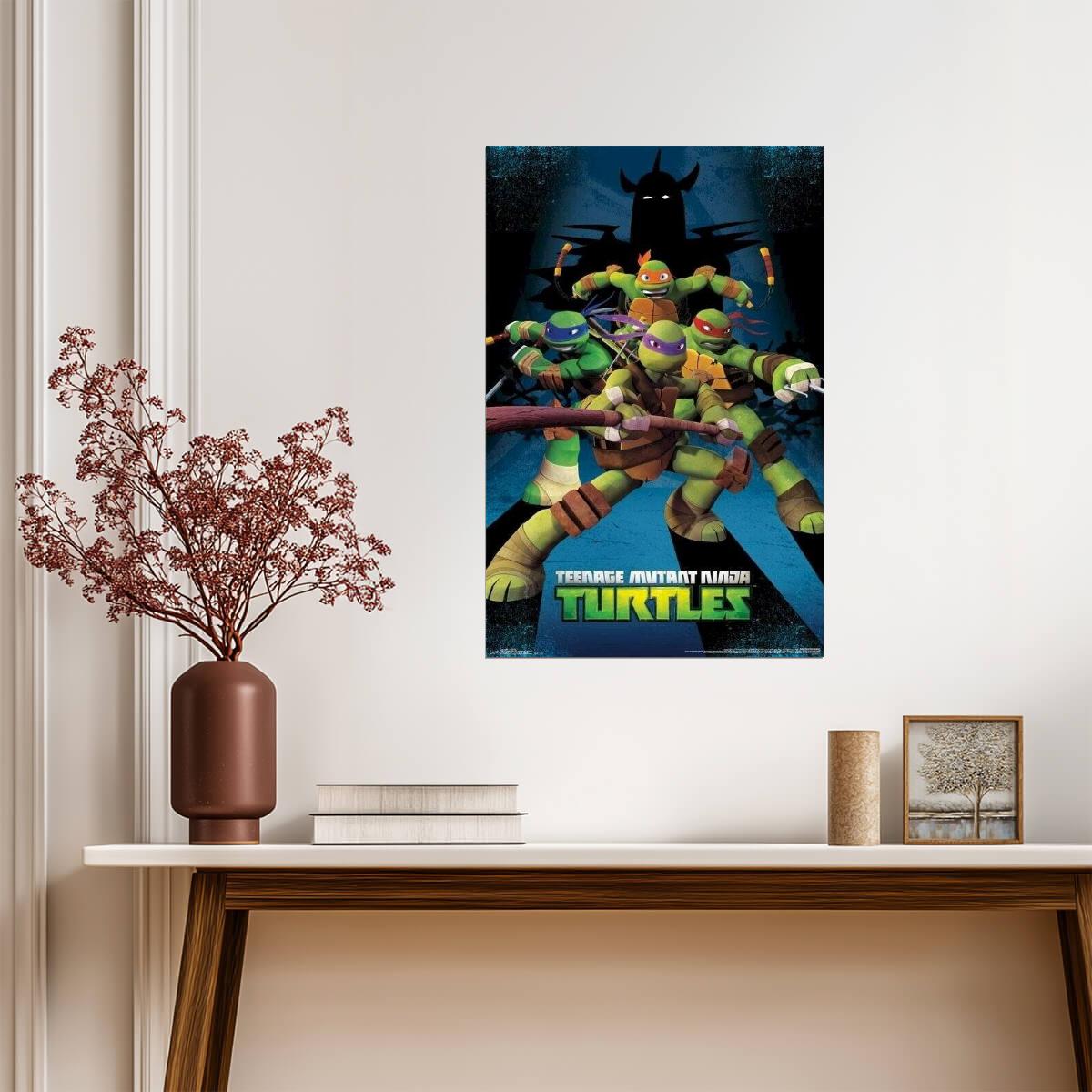 Teenage Mutant Ninja Turtles Assemble | Nickelodeon Cartoon Poster - Movies & TV Poster