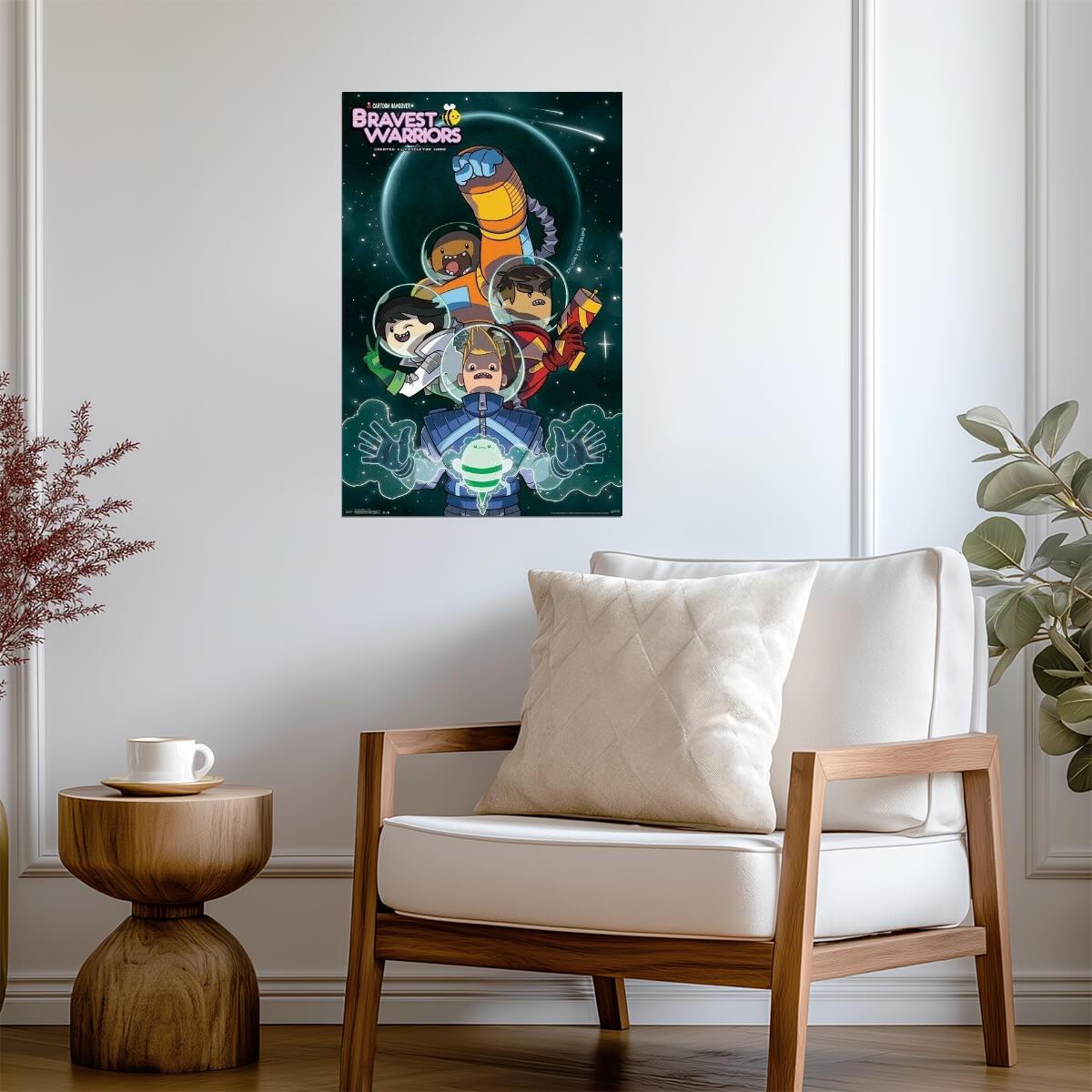 Bravest Warriors Space Adventure | Pendleton Ward Cartoon Poster - Movies & TV Poster