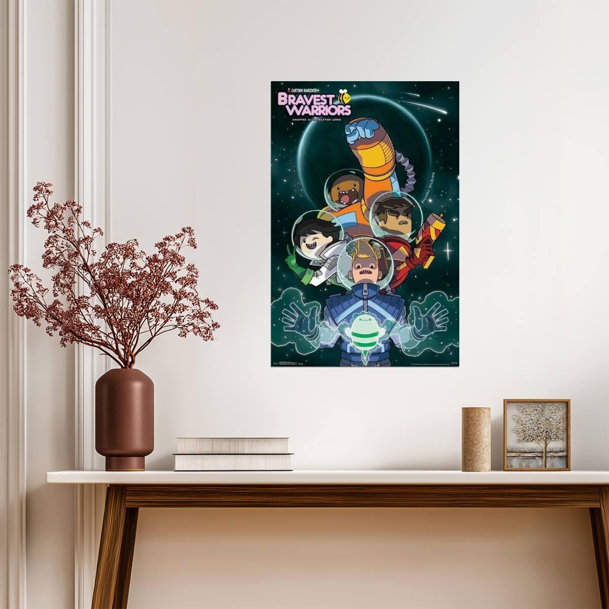 Bravest Warriors Space Adventure | Pendleton Ward Cartoon Poster - Movies & TV Poster