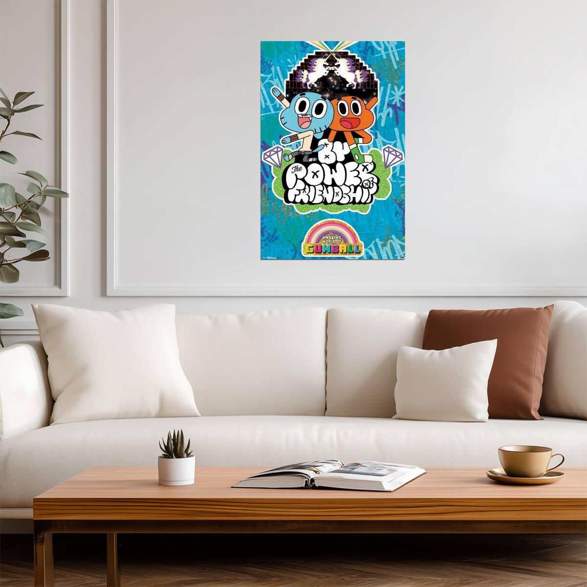 The Amazing World of Gumball | Power of Friendship | Cartoon Network Poster - Movies & TV Poster