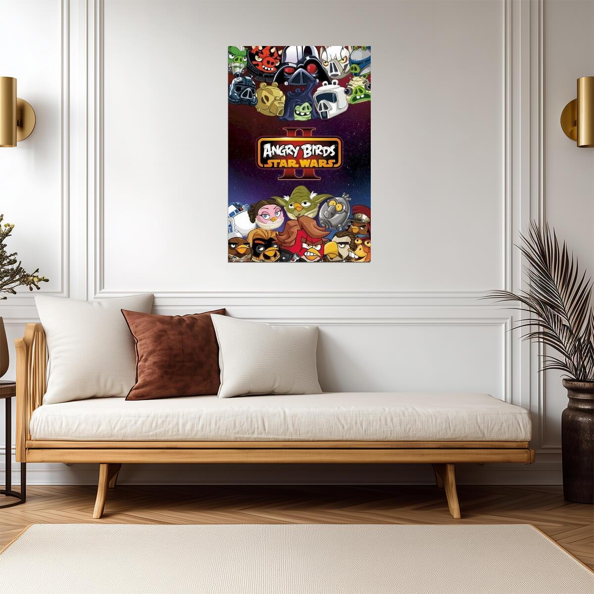 Angry Birds Star Wars II | Good vs Evil Video Game Poster - Video Games Poster