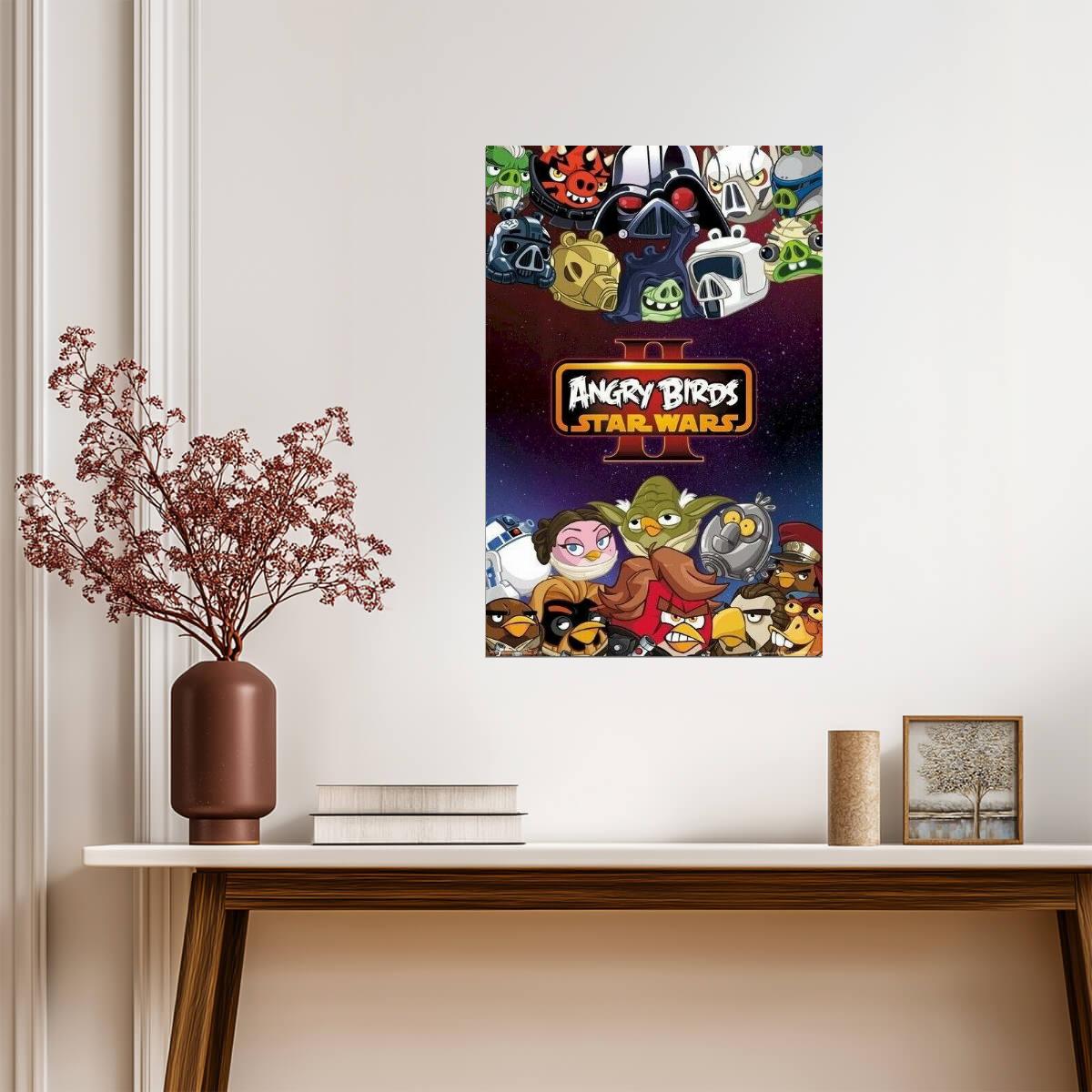 Angry Birds Star Wars II | Good vs Evil Video Game Poster - Video Games Poster