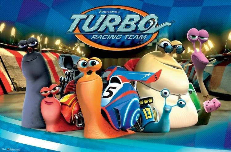 Turbo 2013 | DreamWorks Animated Racing Movie Poster - Movies & TV Poster