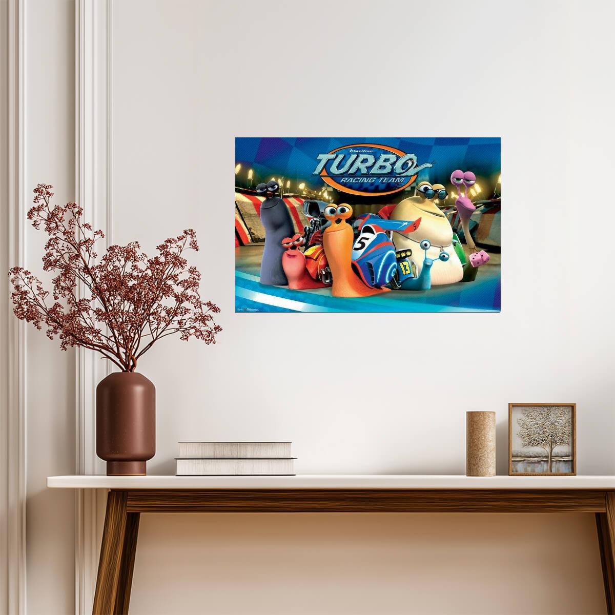 Turbo 2013 | DreamWorks Animated Racing Movie Poster - Movies & TV Poster