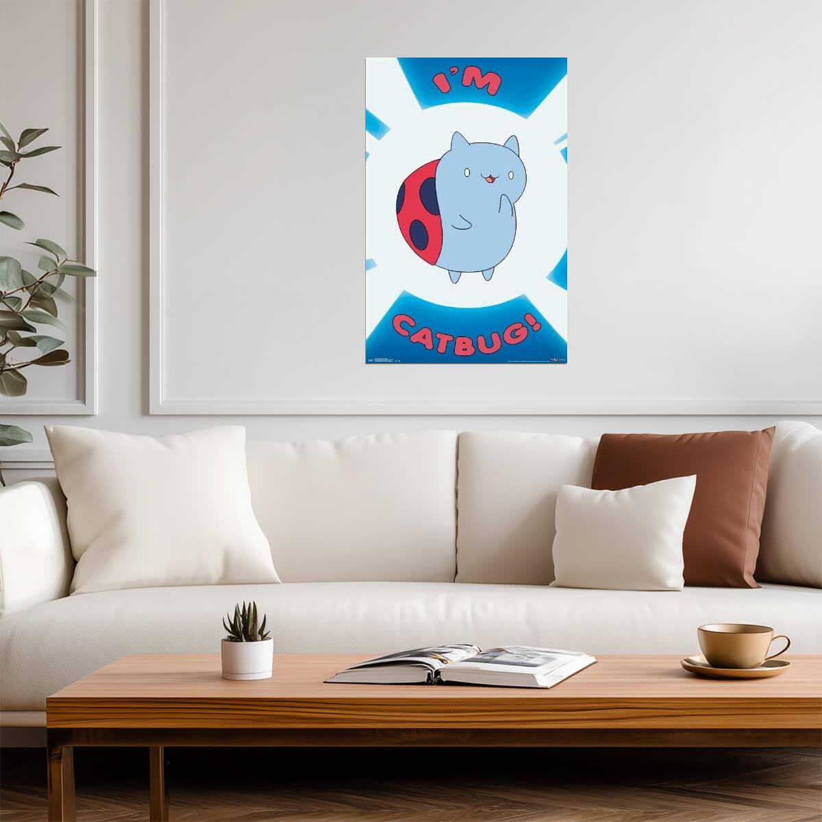 Bravest Warriors | I'm Catbug Quote | Pendleton Ward Cartoon Poster - Movies & TV Poster