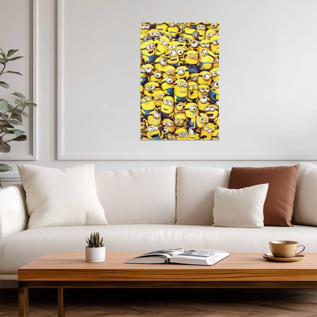 Despicable Me | A Crowd of Minions | Animated Movie Poster - Movies & TV Poster