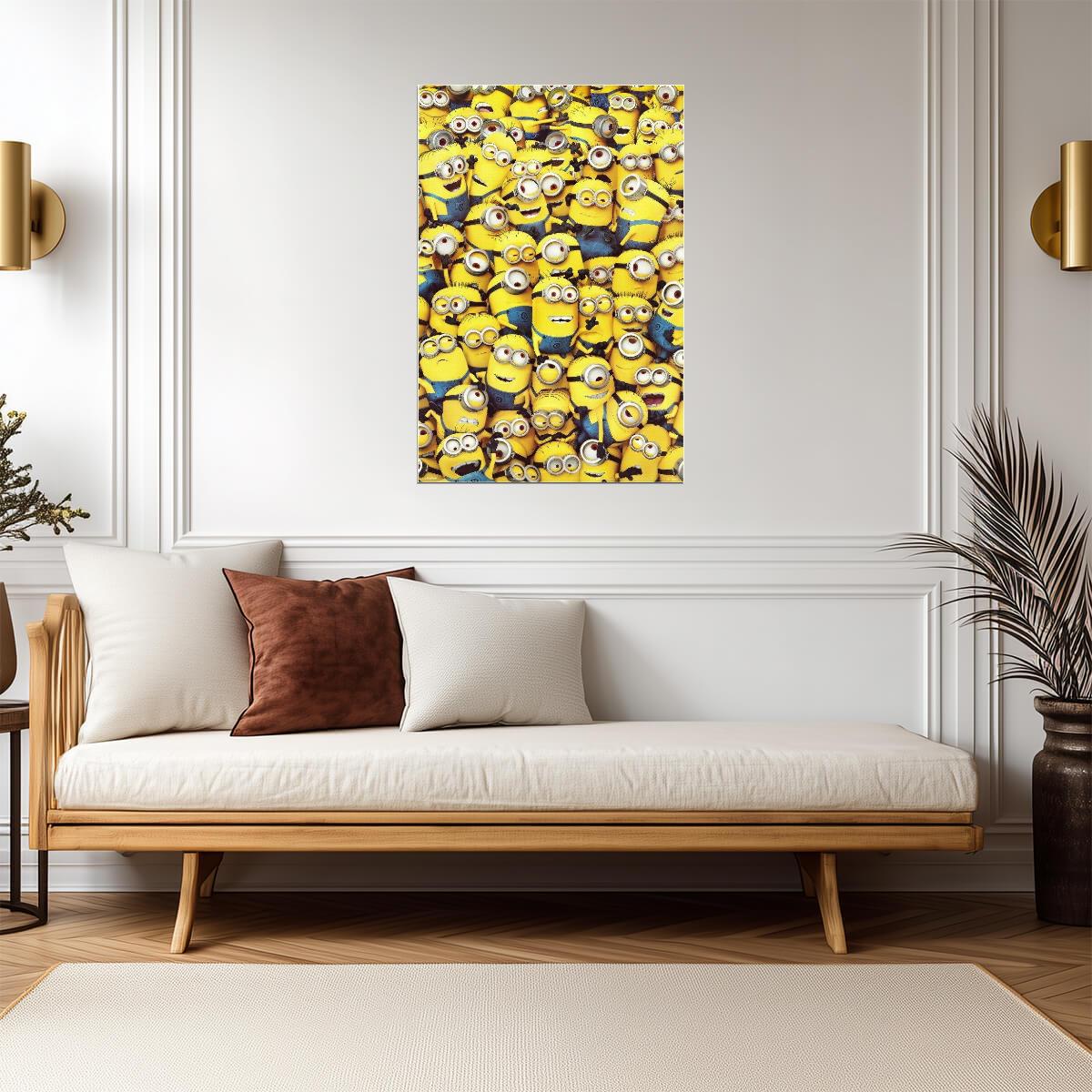 Despicable Me | A Crowd of Minions | Animated Movie Poster - Movies & TV Poster
