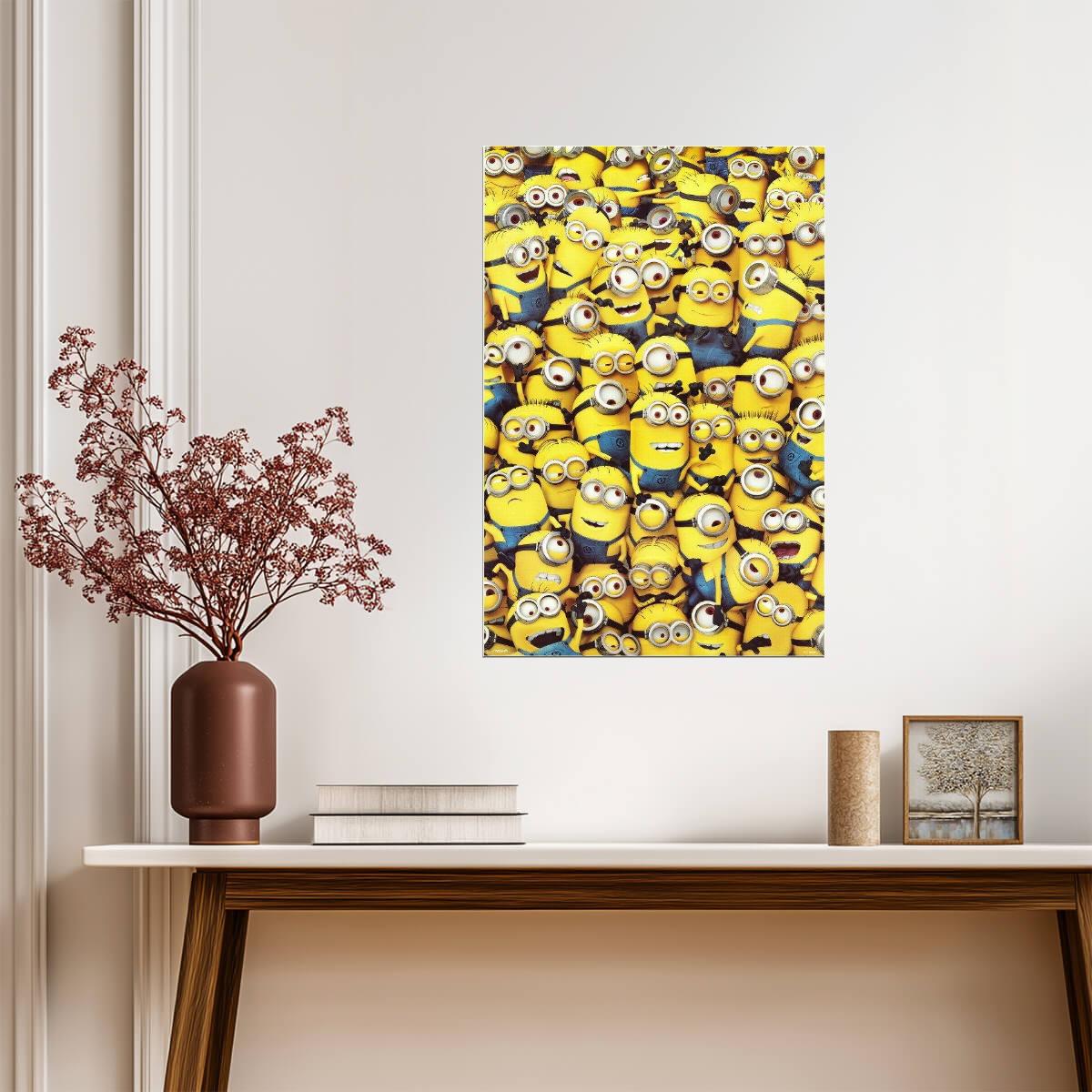 Despicable Me | A Crowd of Minions | Animated Movie Poster - Movies & TV Poster