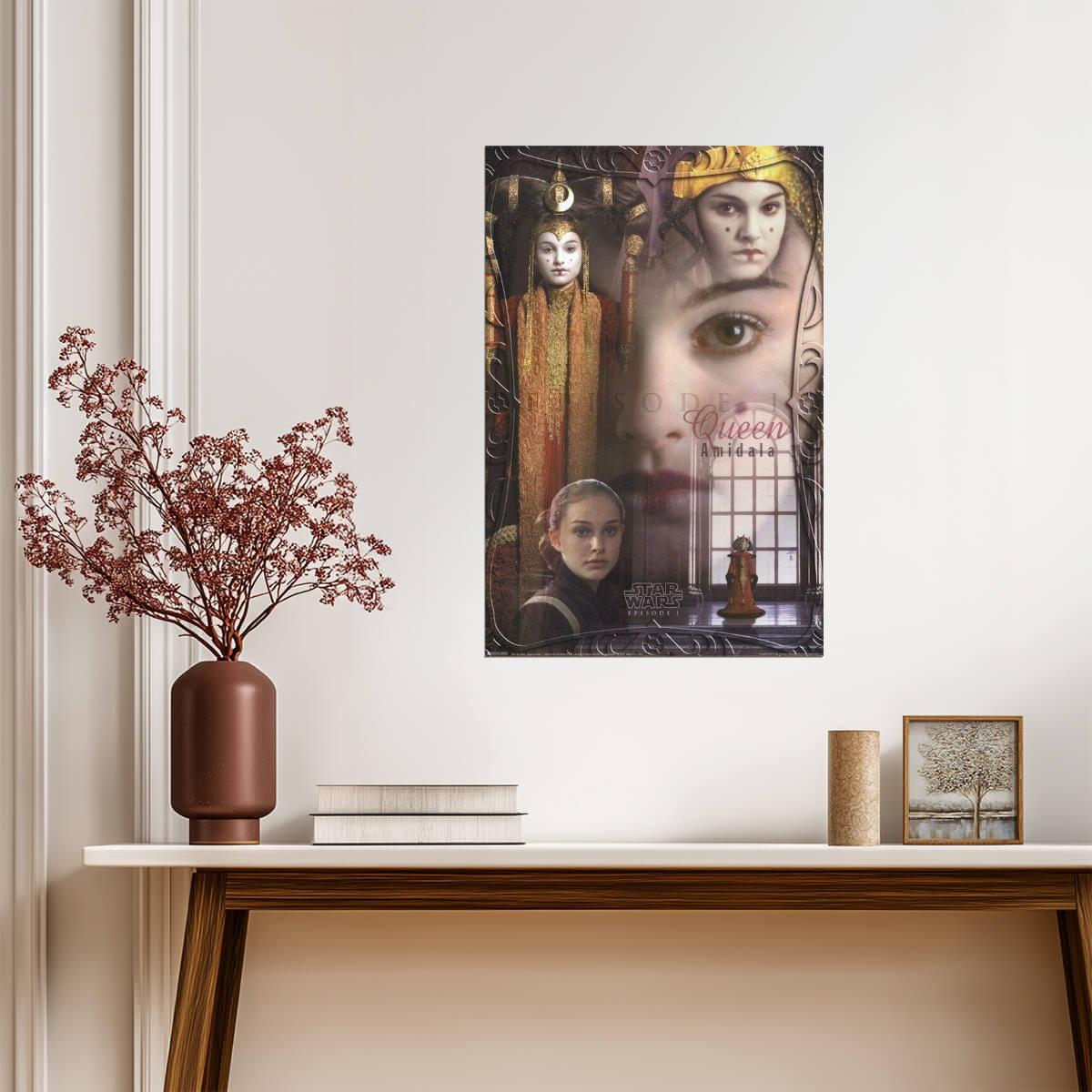 Star Wars: The Phantom Menace | Queen Amidala Portrait Collage | Sci-Fi Movie Poster - Movies & TV Poster