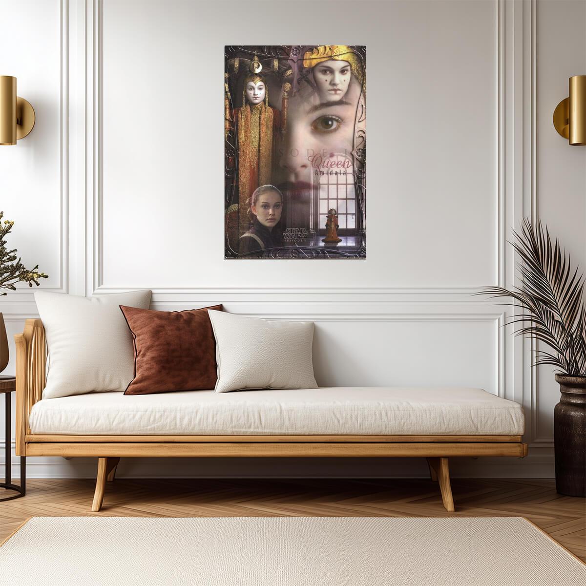Star Wars: The Phantom Menace | Queen Amidala Portrait Collage | Sci-Fi Movie Poster - Movies & TV Poster