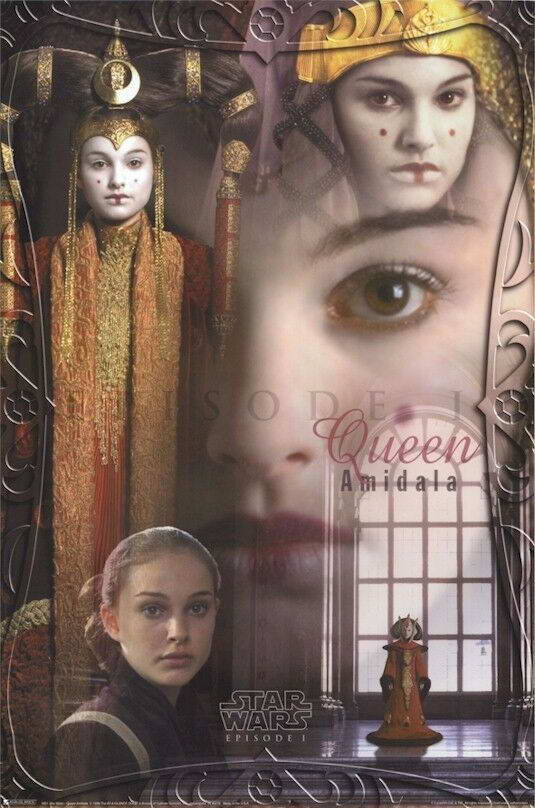 Star Wars: The Phantom Menace | Queen Amidala Portrait Collage | Sci-Fi Movie Poster - Movies & TV Poster
