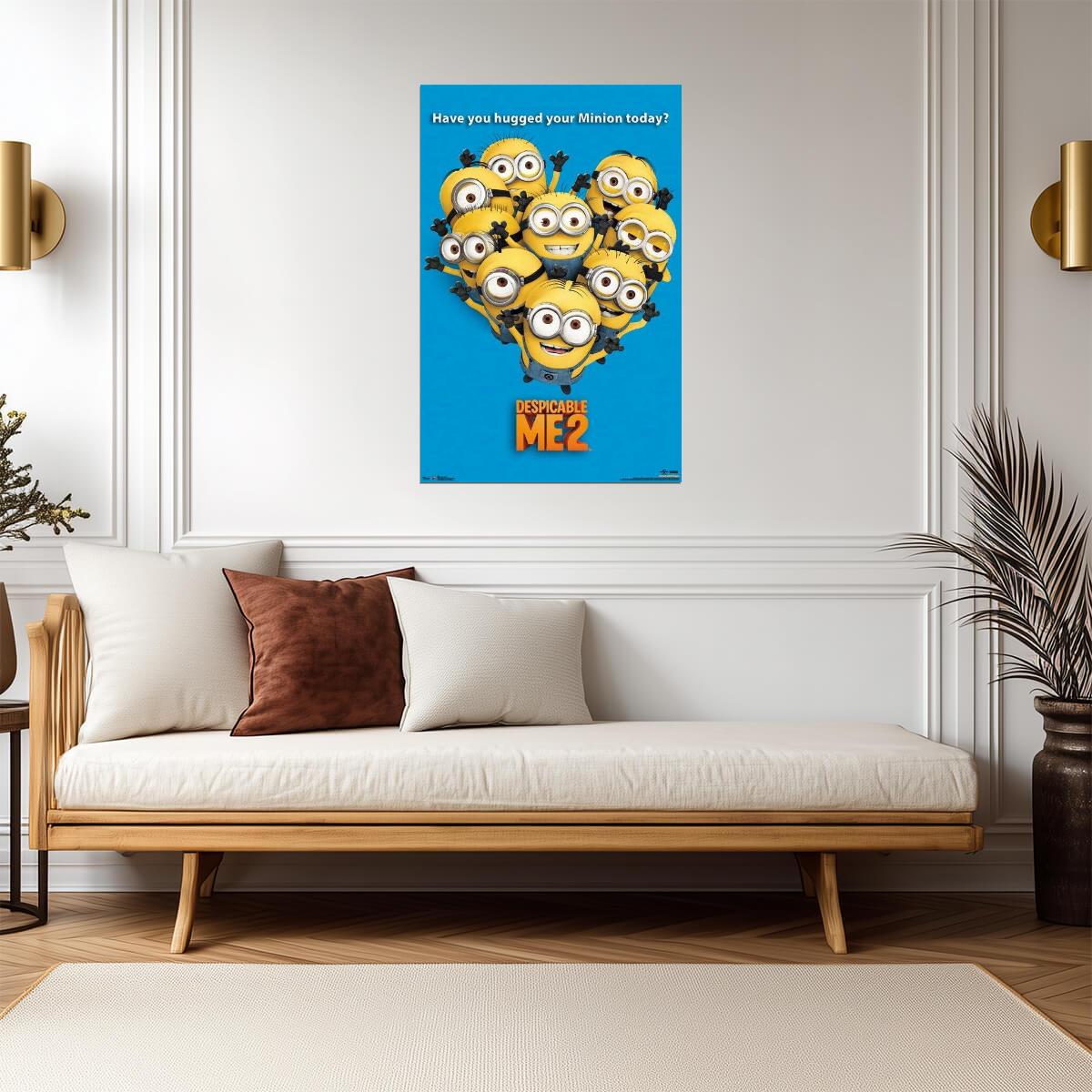 Despicable Me 2 | "Hugged Your Minion Today?" Quote | Kids Movie Poster - Movies & TV Poster