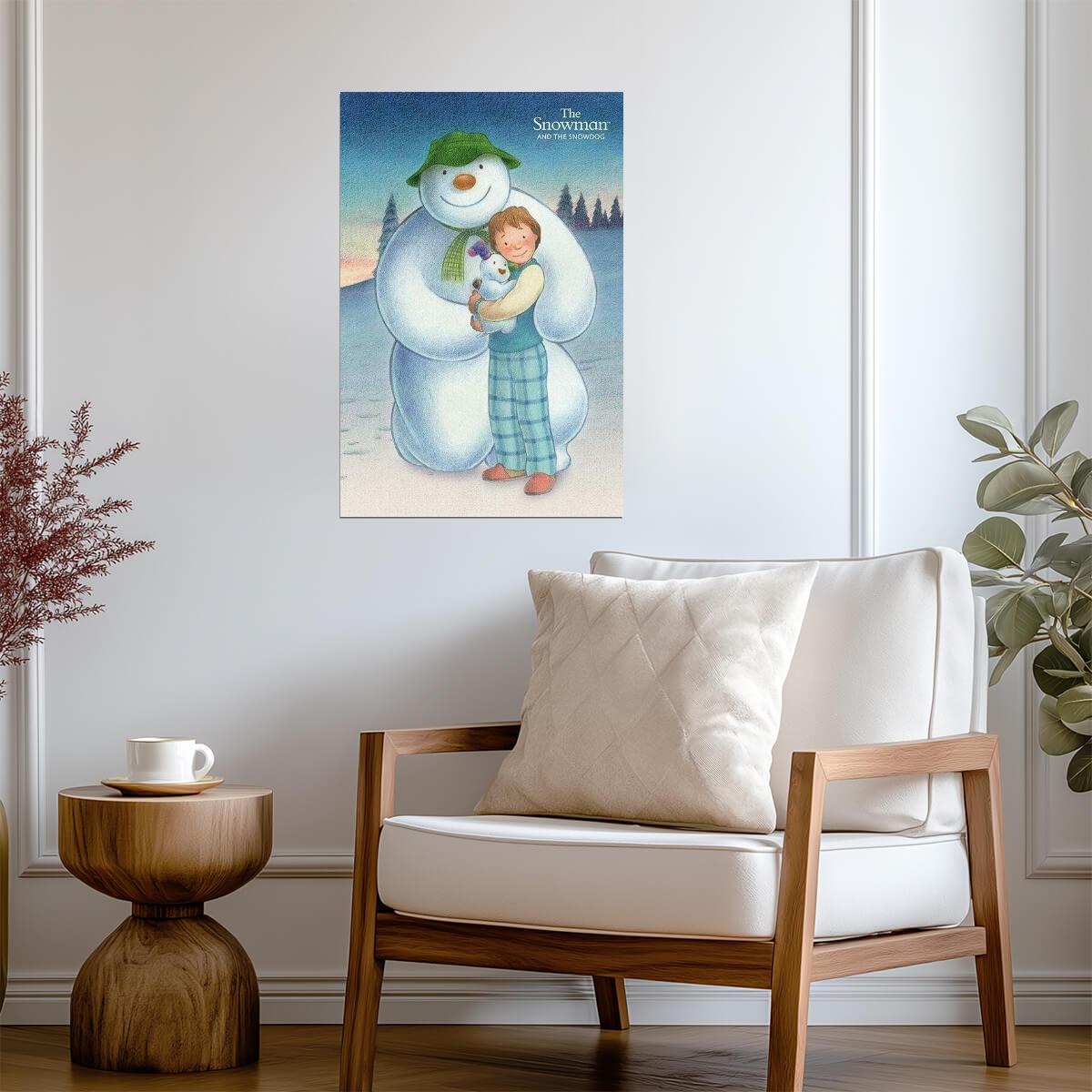 The Snowman and The Snowdog | A Raymond Briggs Classic | Animated Film Poster - Movies & TV Poster