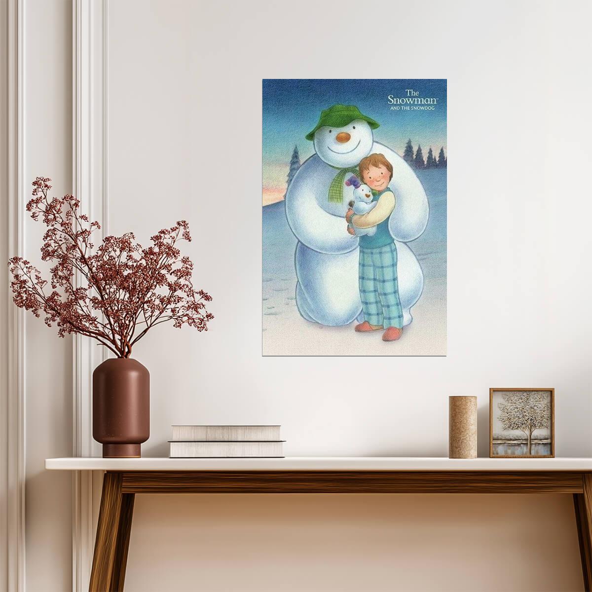 The Snowman and The Snowdog | A Raymond Briggs Classic | Animated Film Poster - Movies & TV Poster