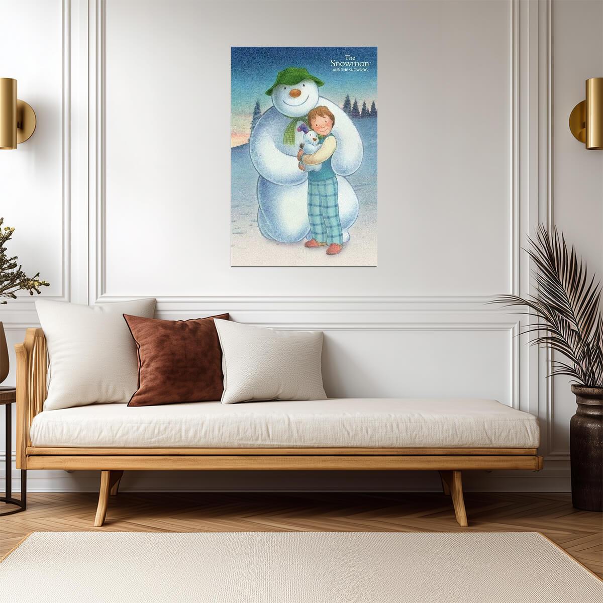 The Snowman and The Snowdog | A Raymond Briggs Classic | Animated Film Poster - Movies & TV Poster