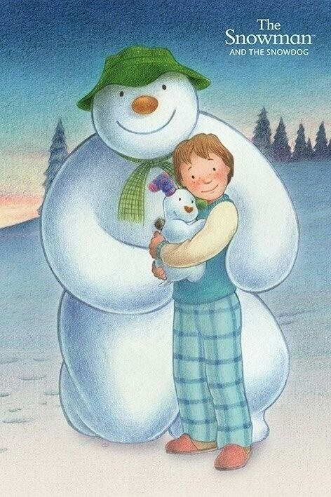 The Snowman and The Snowdog | A Raymond Briggs Classic | Animated Film Poster - Movies & TV Poster