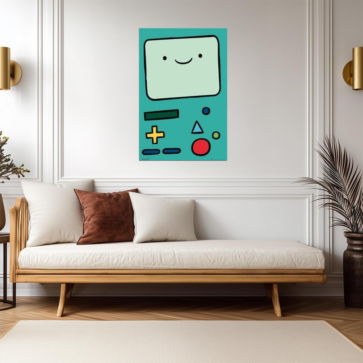 Adventure Time | BMO The Living Video Game | Cartoon Network Poster - Movies & TV Poster