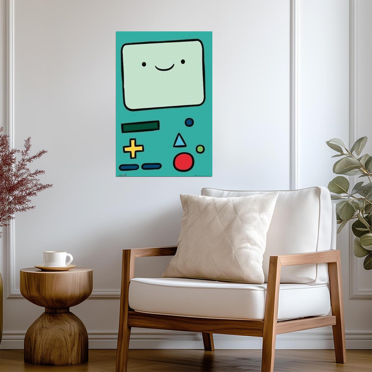 Adventure Time | BMO The Living Video Game | Cartoon Network Poster - Movies & TV Poster
