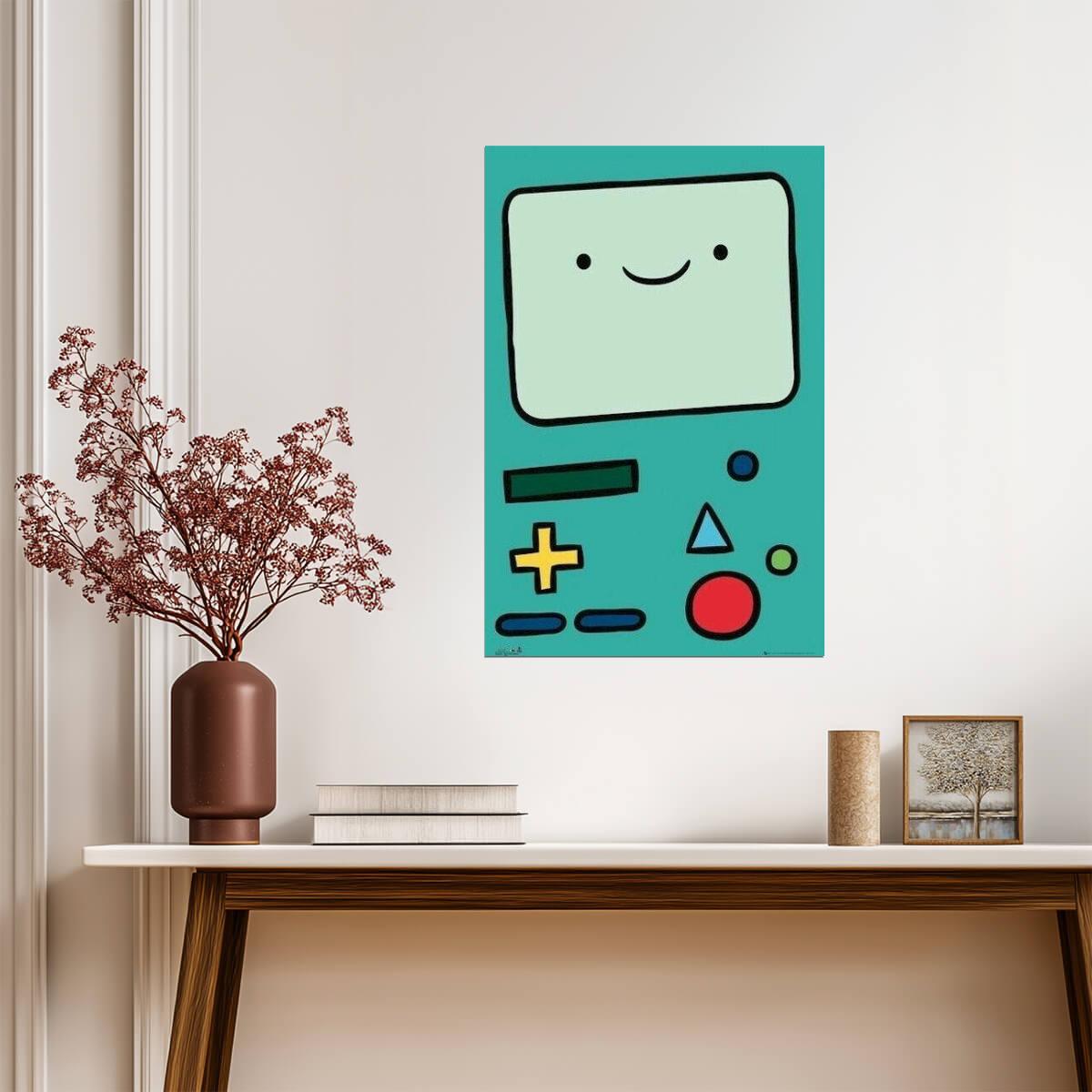 Adventure Time | BMO The Living Video Game | Cartoon Network Poster - Movies & TV Poster