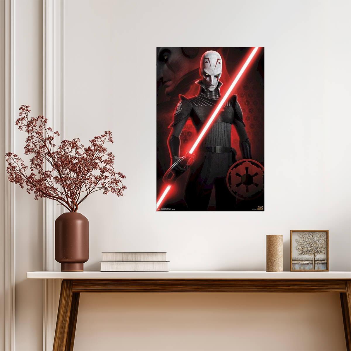 Star Wars Rebels | The Grand Inquisitor with Lightsaber | Animated Series Poster - Movies & TV Poster