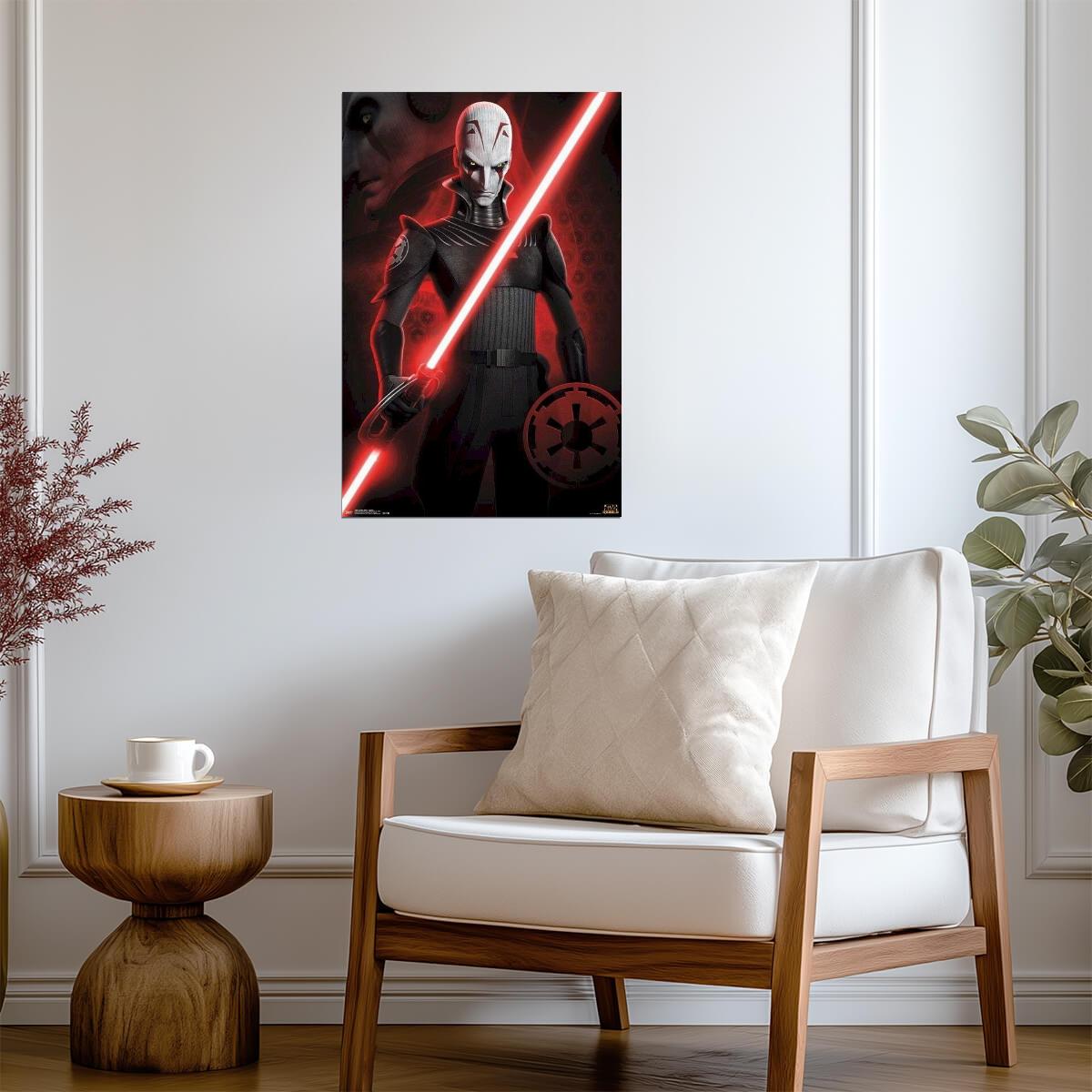 Star Wars Rebels | The Grand Inquisitor with Lightsaber | Animated Series Poster - Movies & TV Poster