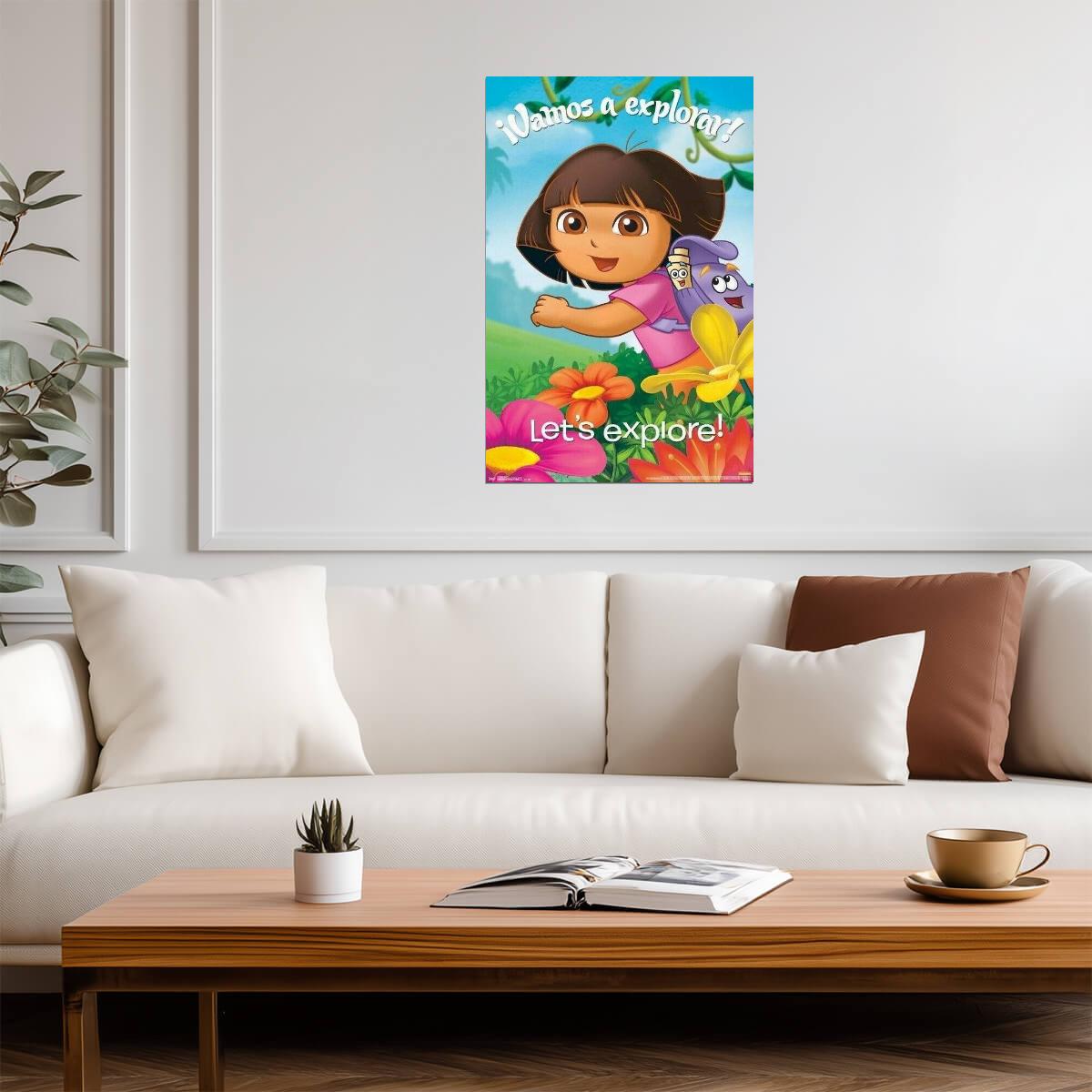 Dora the Explorer | "¡Vámonos a Explorar!" Quote | Nickelodeon Kids Poster - Movies & TV Poster