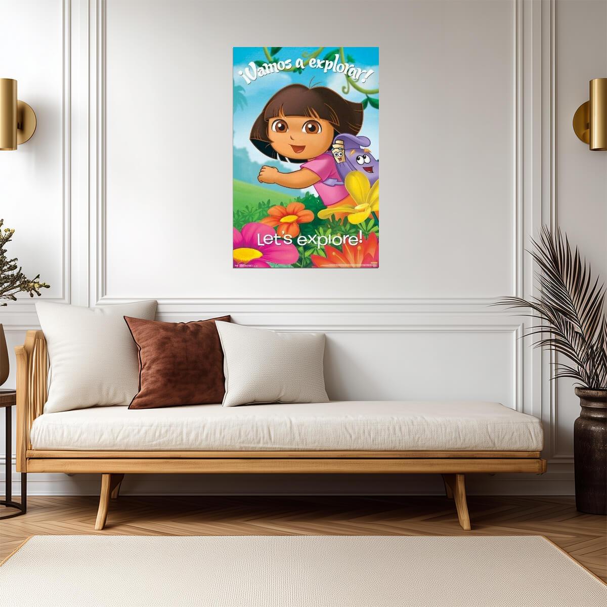 Dora the Explorer | "¡Vámonos a Explorar!" Quote | Nickelodeon Kids Poster - Movies & TV Poster