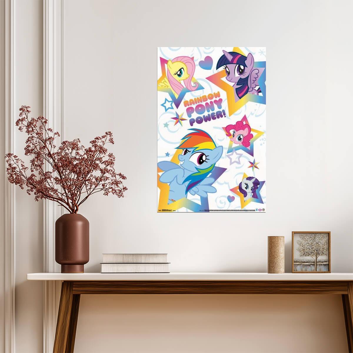 My Little Pony: Friendship Is Magic | Fluttershy Star Power | Kids Cartoon Poster - Movies & TV Poster