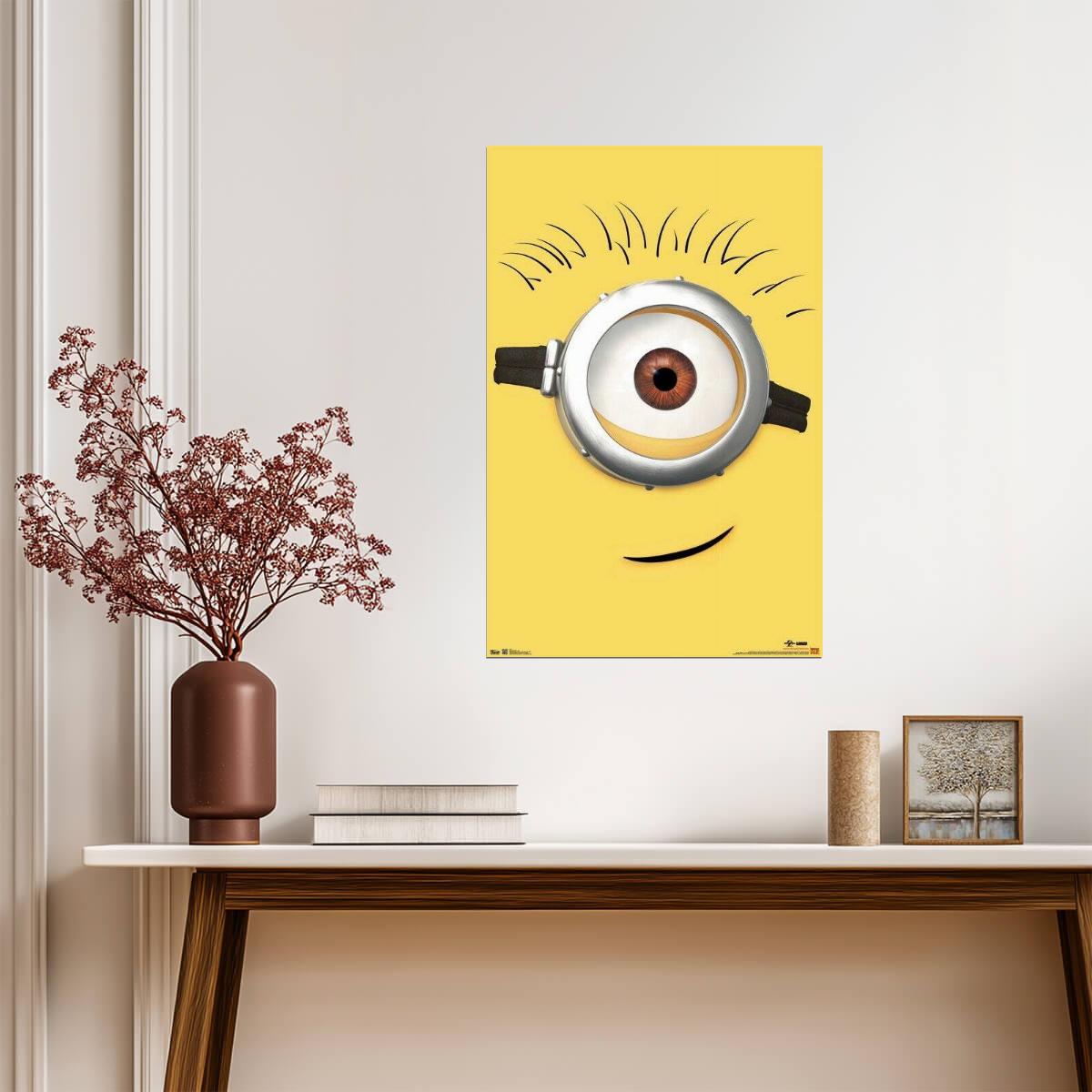 Despicable Me 2 | Close-up Minion Eye | Animated Movie Poster - Movies & TV Poster