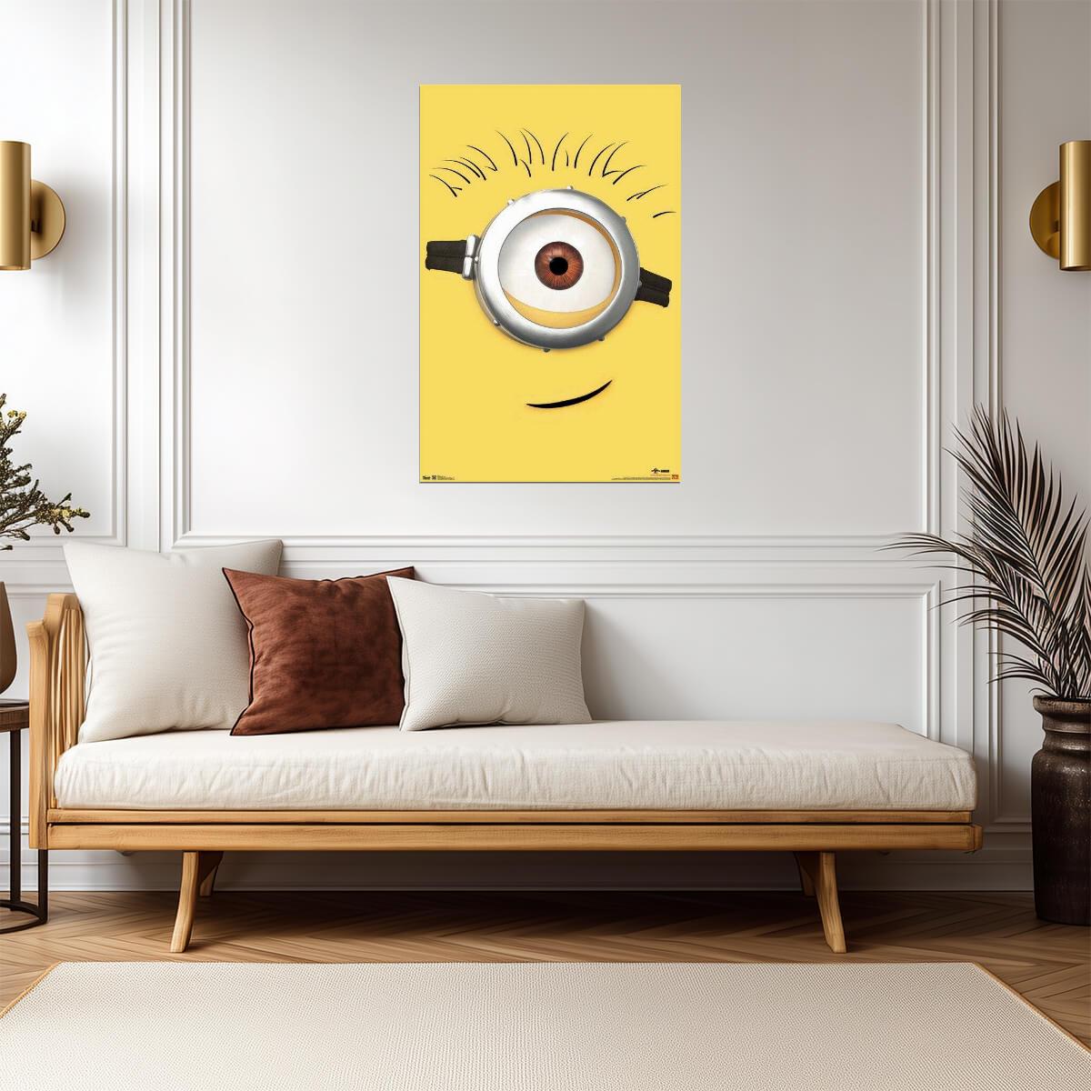 Despicable Me 2 | Close-up Minion Eye | Animated Movie Poster - Movies & TV Poster