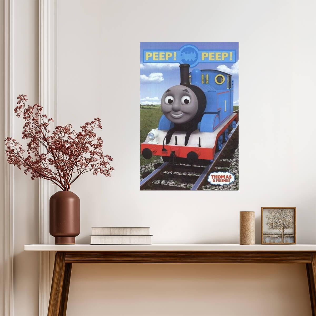 Thomas & Friends | "Peep Peep!" Thomas the Tank Engine | Kids Train Poster - Movies & TV Poster