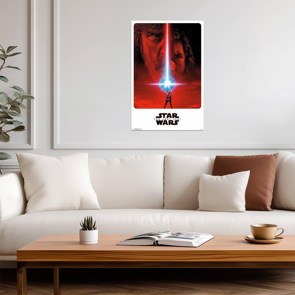 Star Wars: The Last Jedi | Teaser Movie Poster | Sci-Fi Wall Art - Movies & TV Poster