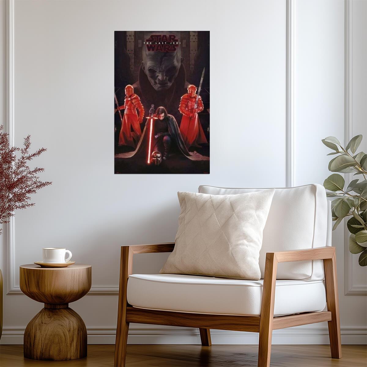 Star Wars: The Last Jedi | Supreme Leader Snoke & Kylo Ren | Sci-Fi Movie Poster - Movies & TV Poster
