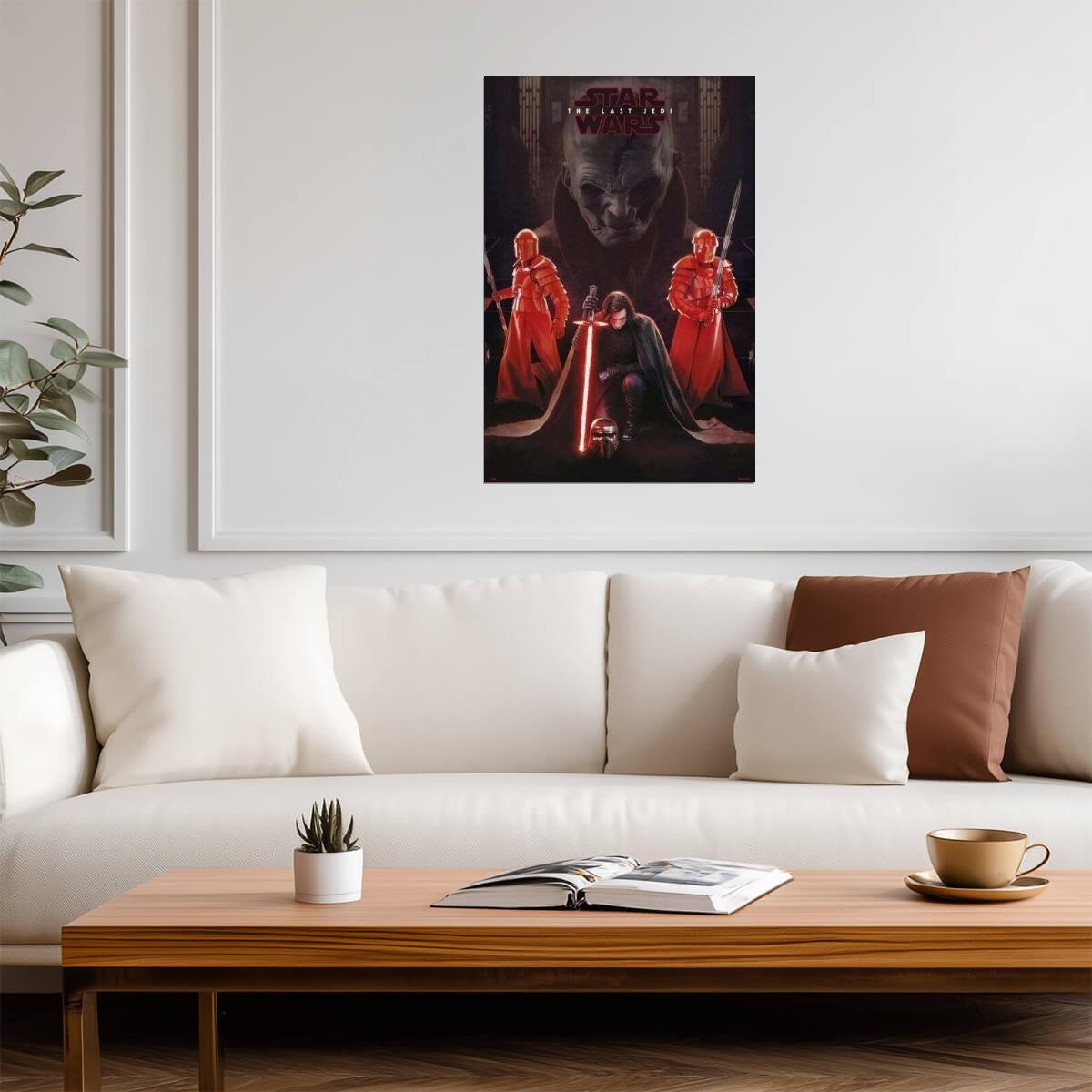 Star Wars: The Last Jedi | Supreme Leader Snoke & Kylo Ren | Sci-Fi Movie Poster - Movies & TV Poster
