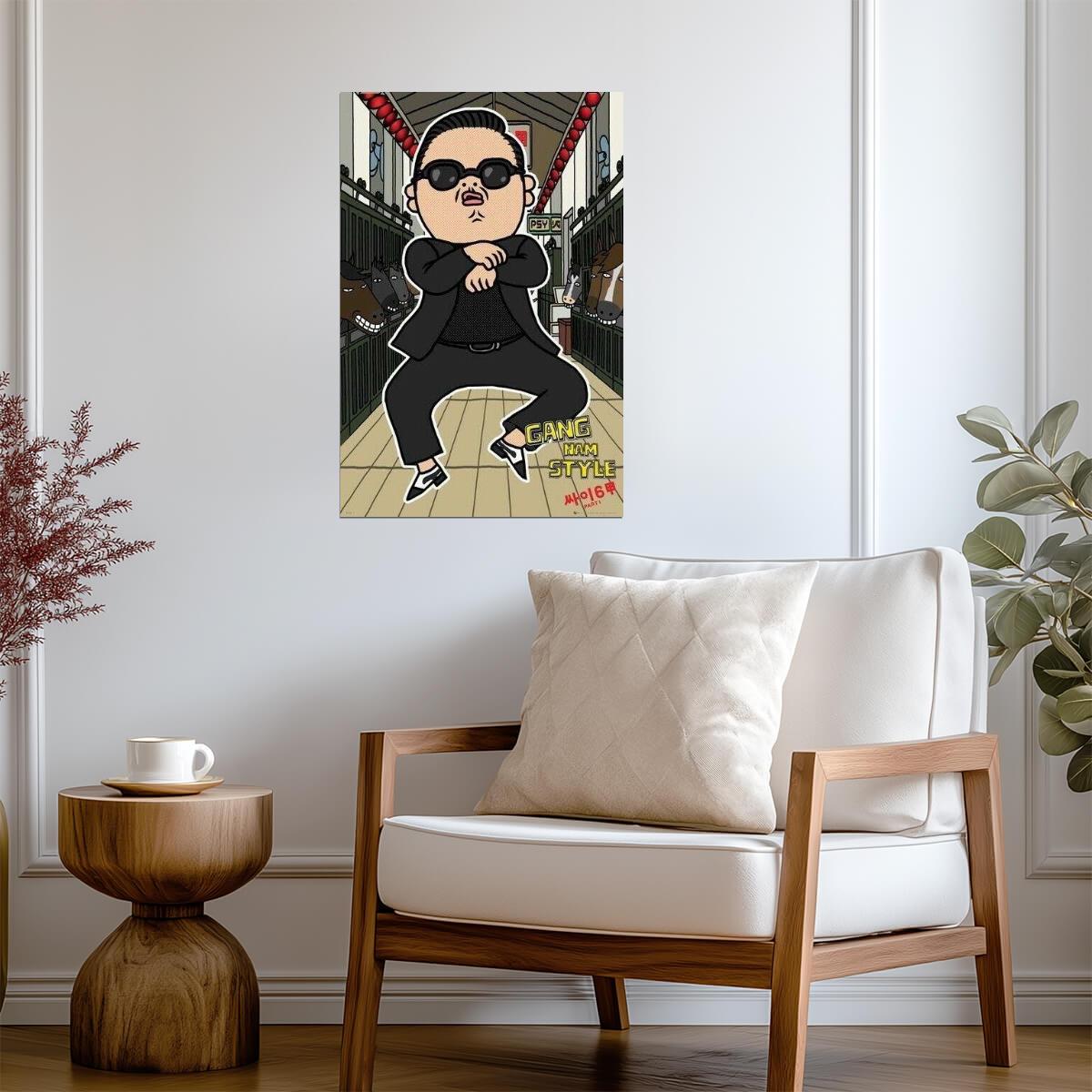 PSY Gangnam Style | K-Pop Music Dance Poster - Music Poster