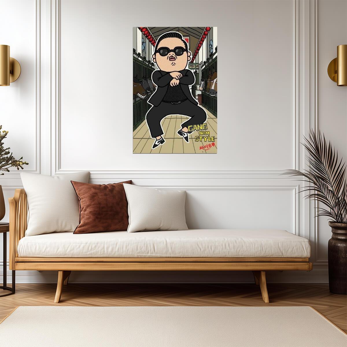 PSY Gangnam Style | K-Pop Music Dance Poster - Music Poster
