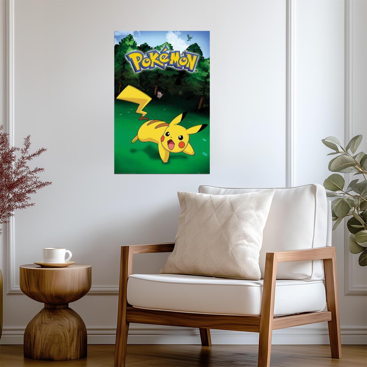 Pokémon | Pikachu Catch Poster | Kids Anime Wall Art - Anime Poster