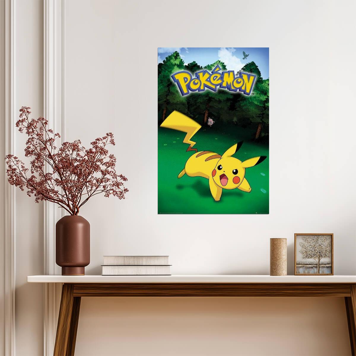 Pokémon | Pikachu Catch Poster | Kids Anime Wall Art - Anime Poster