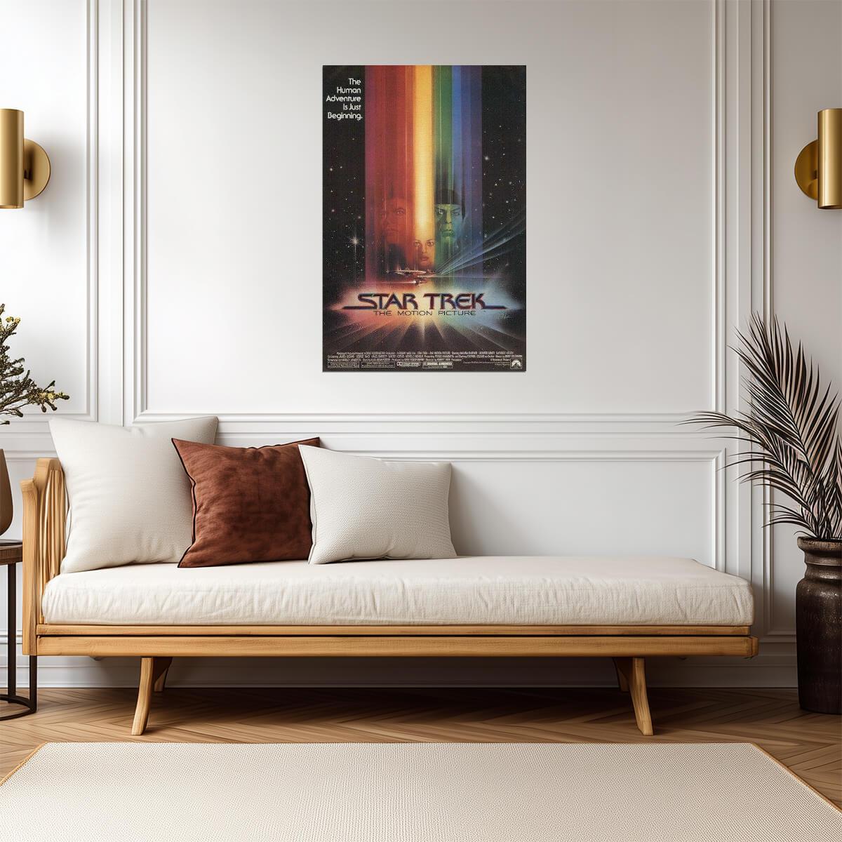 Star Trek: The Motion Picture | Shatner & Nimoy Poster | Sci-Fi Movie Art - Movies & TV Poster