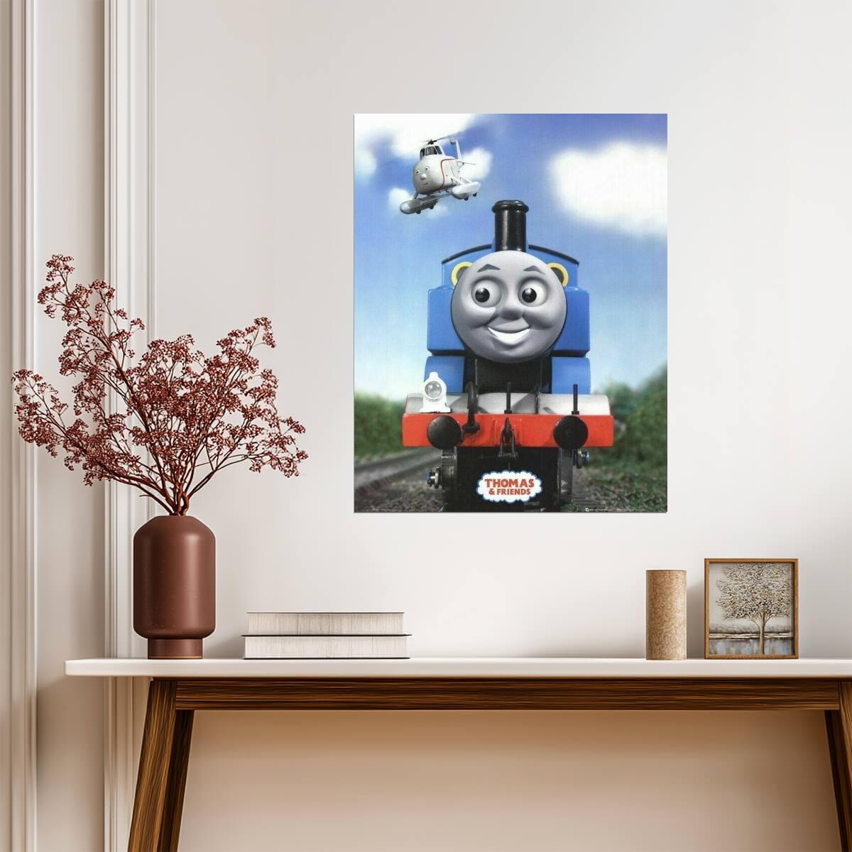 Thomas & Friends Solo Portrait | Thomas the Tank Engine | Kids Train Poster - Movies & TV Poster