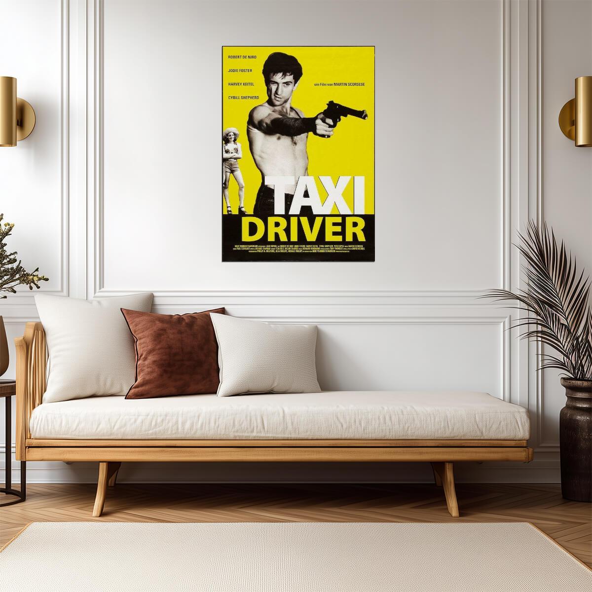 Taxi Driver | Robert De Niro & Jodie Foster | Martin Scorsese Film Poster - Movies & TV Poster
